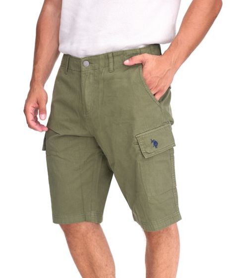 U.S. POLO ASSN. | Heren | Cargo Shorts | Regular Fit | Khaki