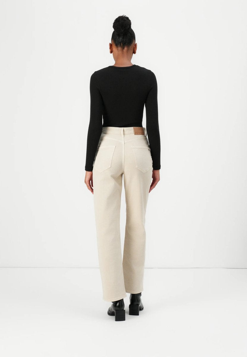 Tommy Jeans | Dames | 5 pocket | High Slim Straight ‘Layla’ | Ecru