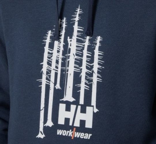 Helly Hansen | Heren | Hoodie – Logo Sweater | Donkerblauw | Forrest | Stoer & Comfortabel