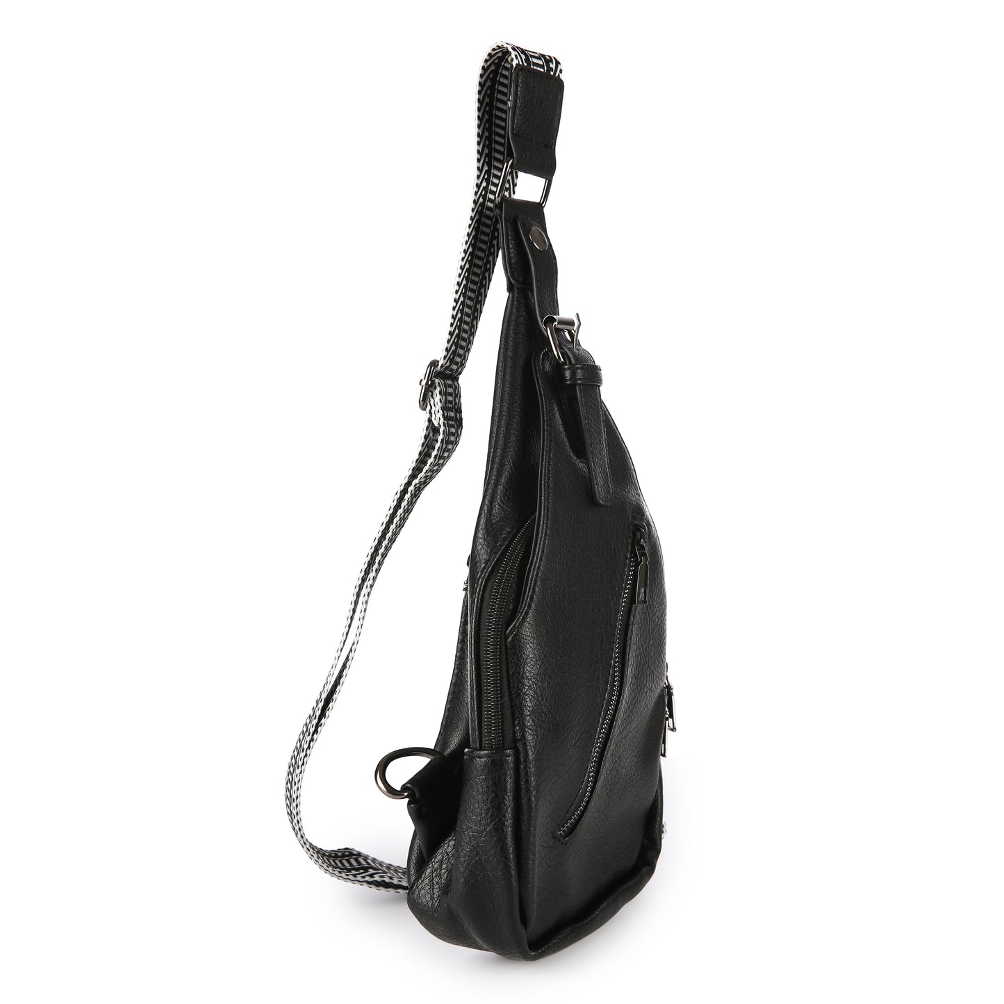 "Leren" Tas | Sunset Fashion | Cross body bag | Zwart