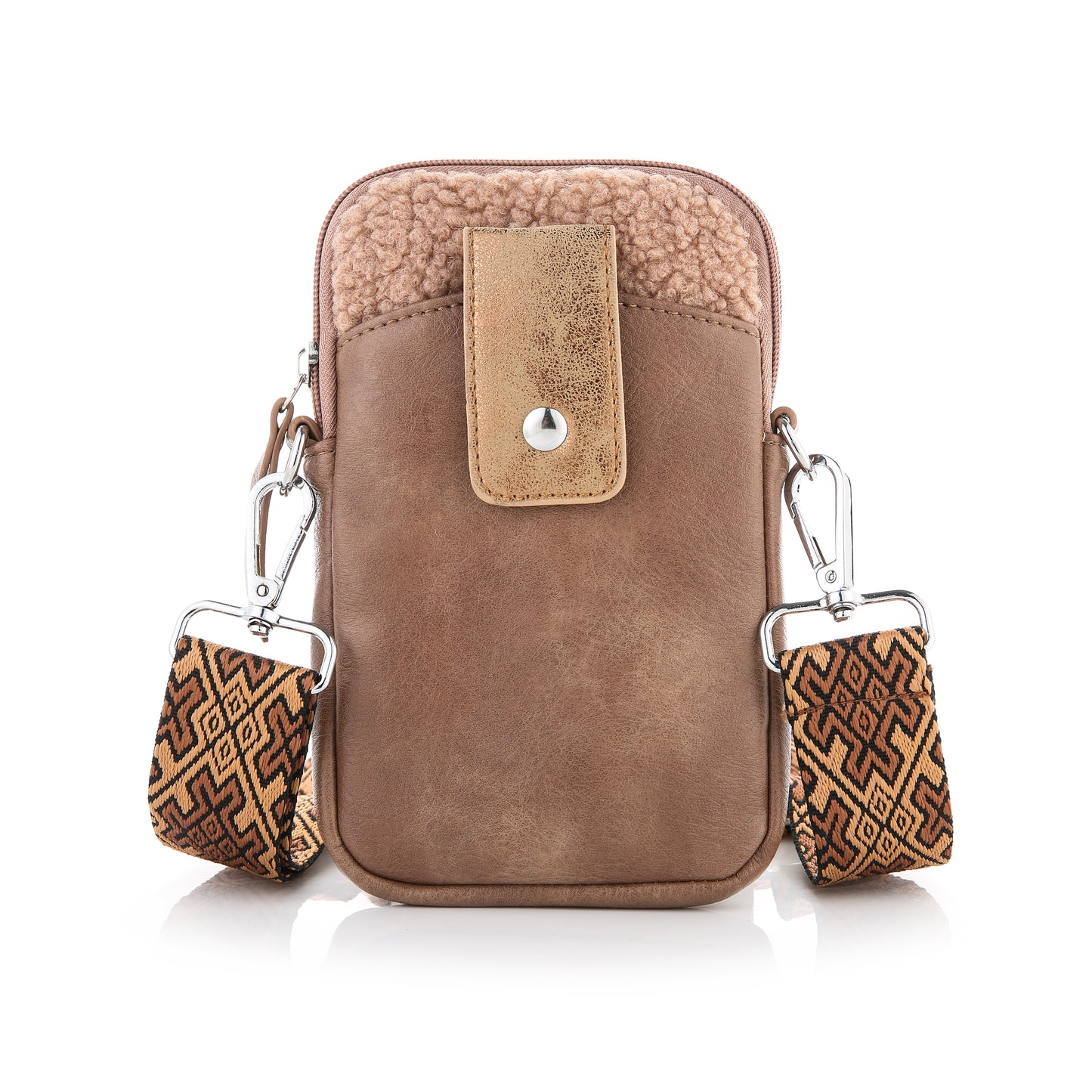 "Leren" Tas | Schouder tasje | Telefoon tasje | Beige
