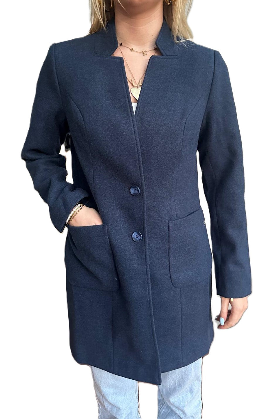 Tamaris | Dames | Blazer - tussenjas | Blauw
