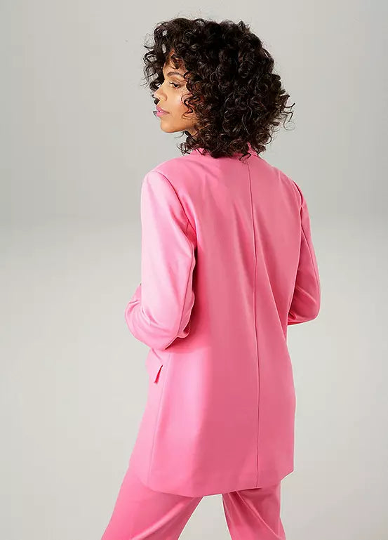 Aniston | Dames | Blazer | Edge to edge | Roze