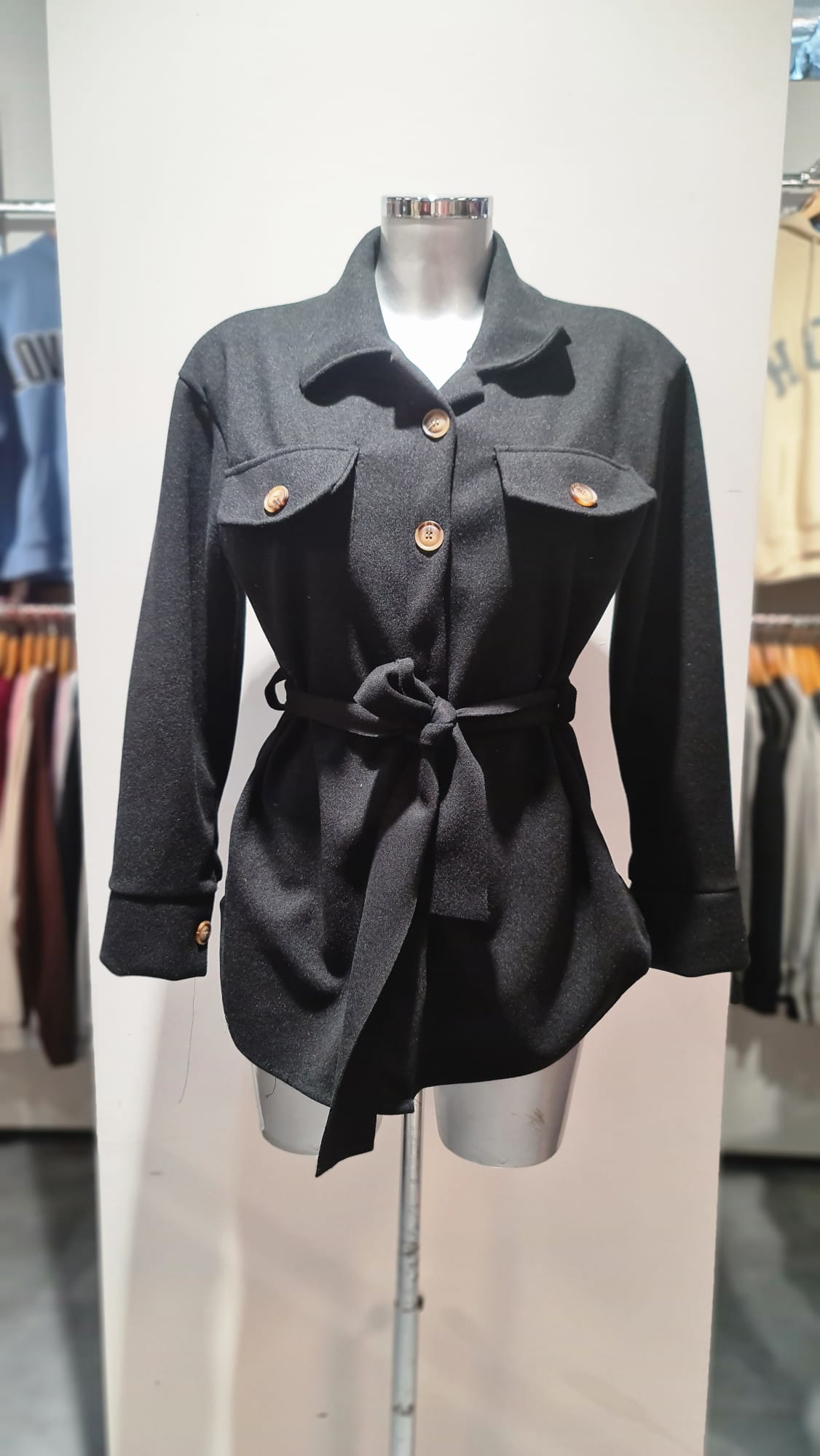 Pretty Body | Dames | Overshirt | Zwart