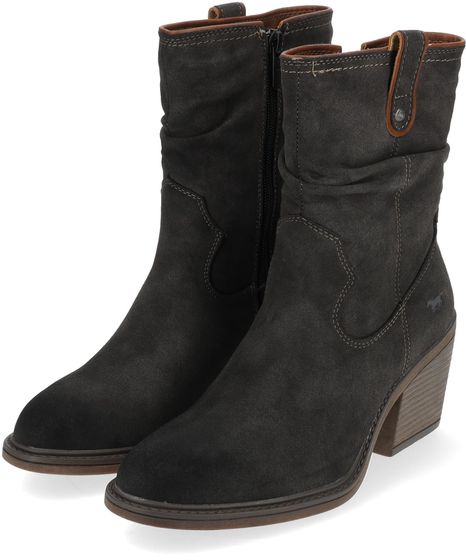 Mustang |Dames | Enkel laars |Western | Cowboy boot | Donker Grijs
