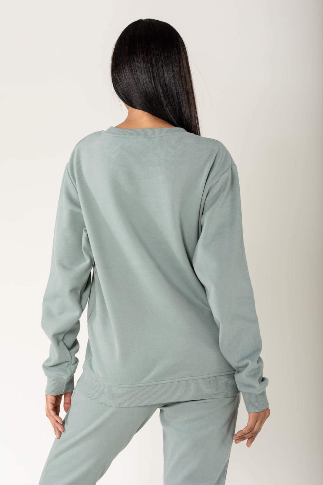 Nina Carter | Dames | Huispak - Jogging pak | Rechte pijpen | 2 delig | IJsblauw