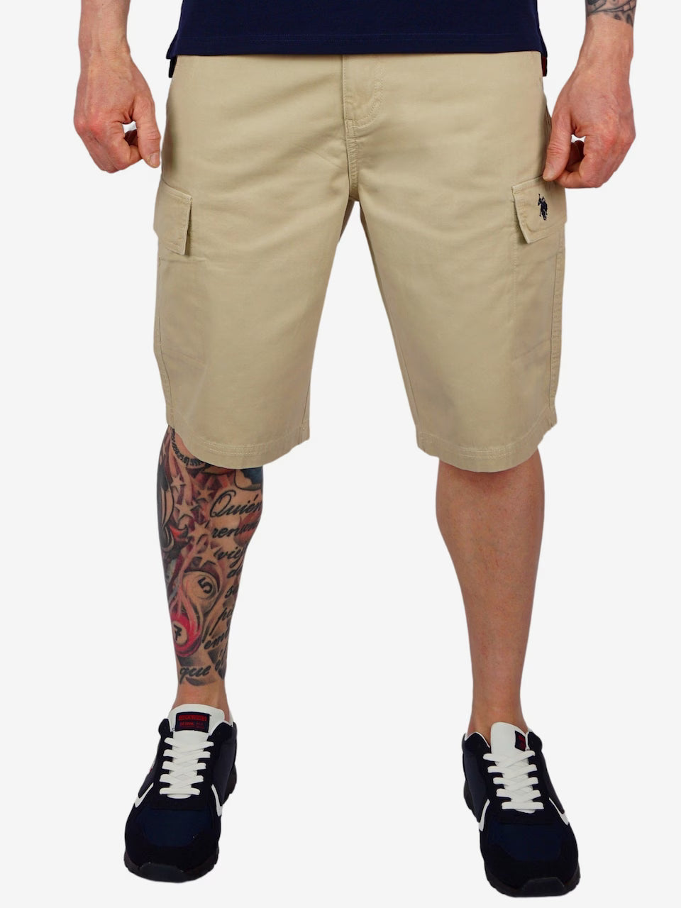 U.S. POLO ASSN. | Heren | Cargo Shorts | Lichtgewicht | Regular Fit | Beige