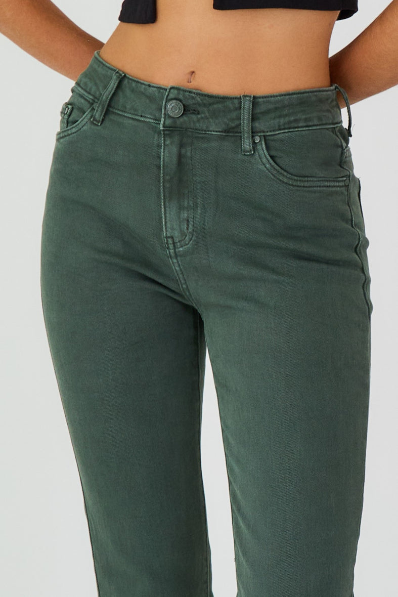 Ana & Lucy | Dames | Straight leg | Push up | Khaki