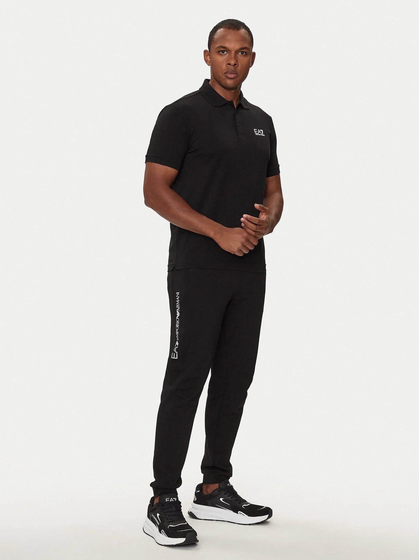 EA 7 Armani | Heren | Core Identity Polo | Logo | Zwart