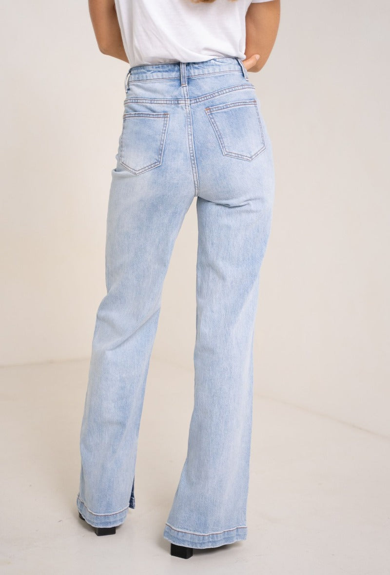R. Display | Dames | Long legged denim | Dames | Light Denim