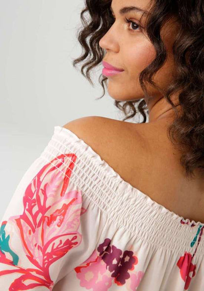Aniston | Dames | Blouse | Chiffon | Bloemenprint | Meerkleurig