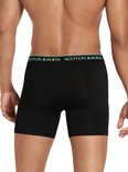 Scotch & Soda | Heren | Boxer | Active Stretch Briefs | 3-pack | Performance Fit | Zwart Blauw