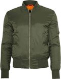 Urban Classics | Heren |  Bomber Jack | Zip Pockets | Heuplengte | Lange mouw | Khaki