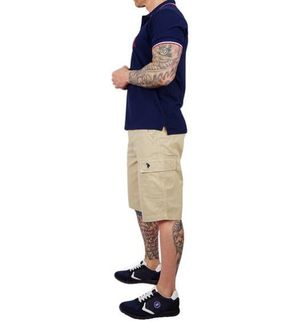 U.S. POLO ASSN. | Heren | Cargo Shorts | Lichtgewicht | Regular Fit | Beige
