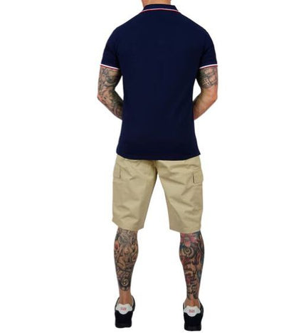 U.S. POLO ASSN. | Heren | Cargo Shorts | Lichtgewicht | Regular Fit | Beige