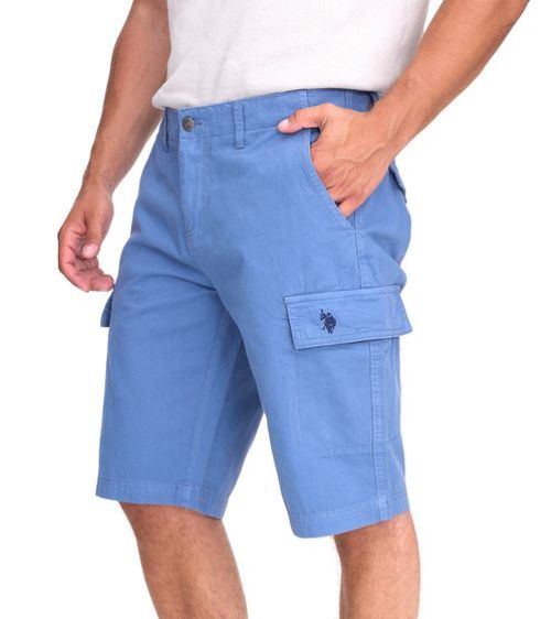 U.S. POLO ASSN. | Heren | Cargo Shorts | Regular Fit | Blauw