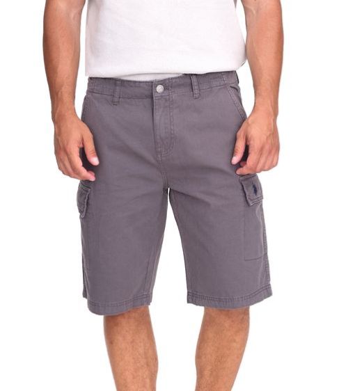 U.S. POLO ASSN. | Heren | Cargo Shorts | Lichtgewicht | Regular Fit | Grijs