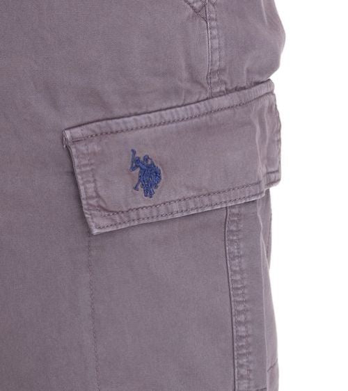 U.S. POLO ASSN. | Heren | Cargo Shorts | Lichtgewicht | Regular Fit | Grijs