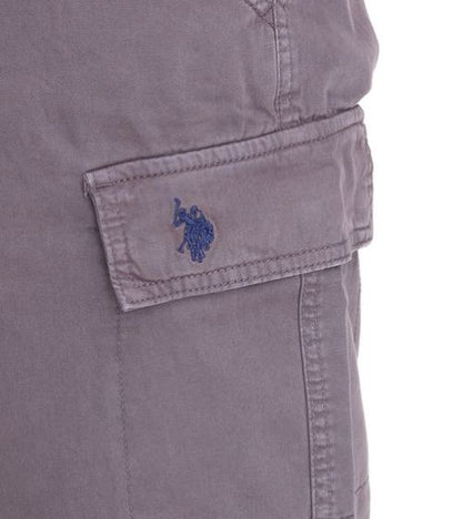 U.S. POLO ASSN. | Heren | Cargo Shorts | Lichtgewicht | Regular Fit | Grijs