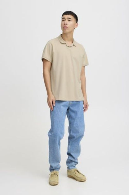 Blend | Heren | Polo shirt | 2 pack | Regular fit | 100% Katoen | Beige – Bruin