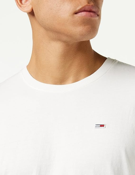 Tommy Jeans | Heren | Crew neck T-shirt | Wit | regular fit