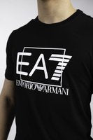 EA7 Emporio Armani | Heren | T-shirt | Out Of The Box Logo | Zwart