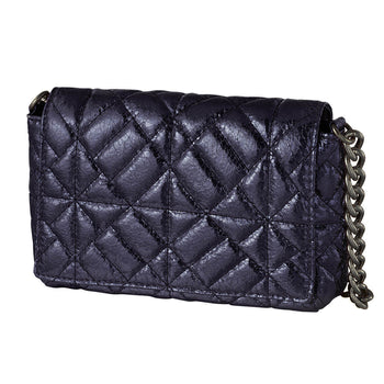 Yehwang | metallic handtas | Chain schouderband | Paars