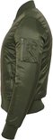 Urban Classics | Heren |  Bomber Jack | Zip Pockets | Heuplengte | Lange mouw | Khaki