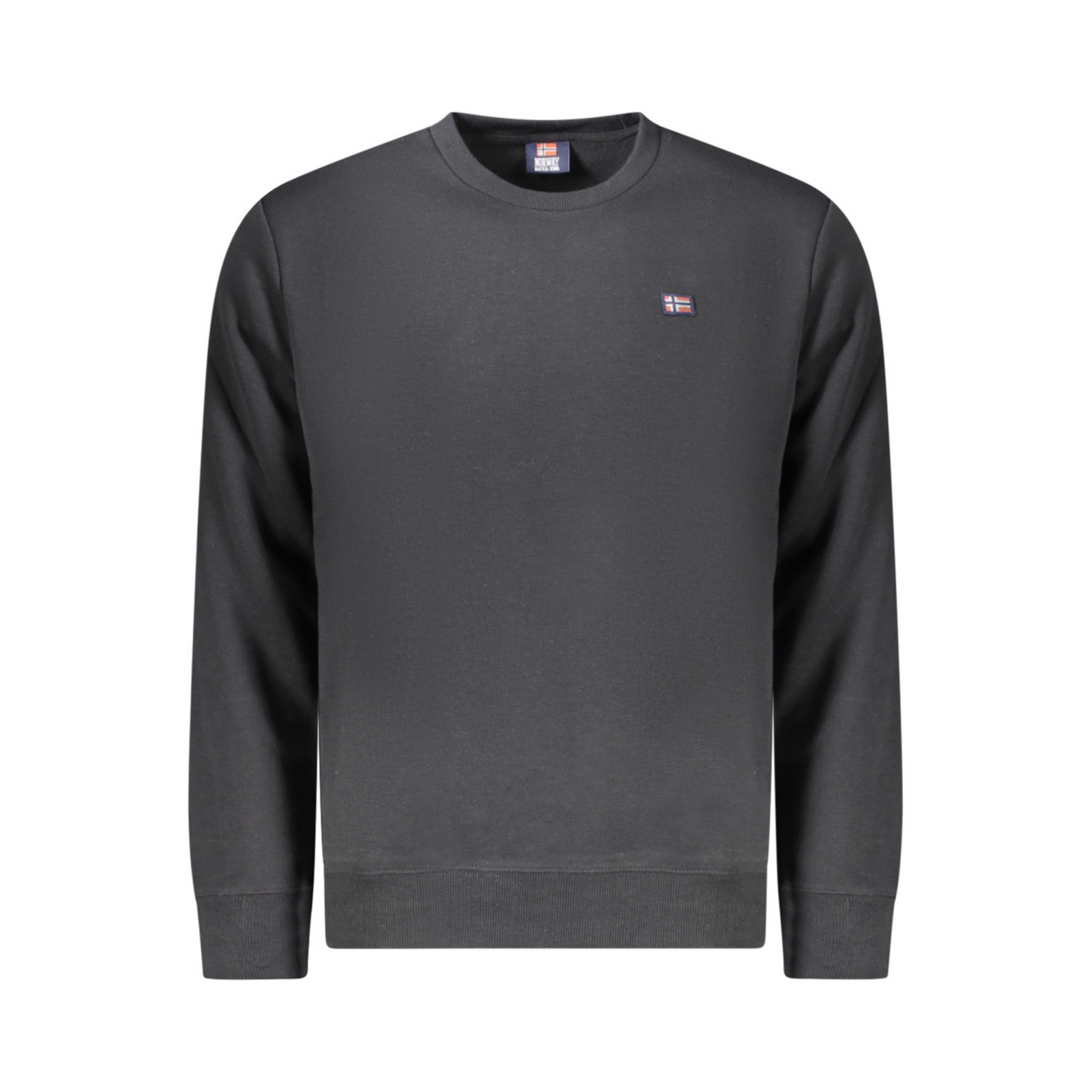 Norway 1963 | Heren | Regular fleece crew neck | Sweater | Zwart