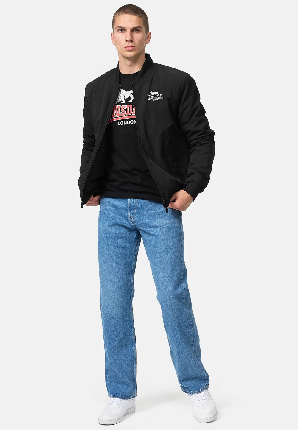 Lonsdale | Heren |  Meadow Jack | Zwart