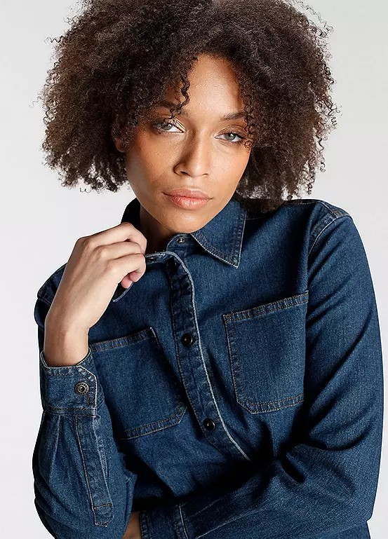 Arizona | Dames | Denim | shirt spijkerblouse | Jeans blauw