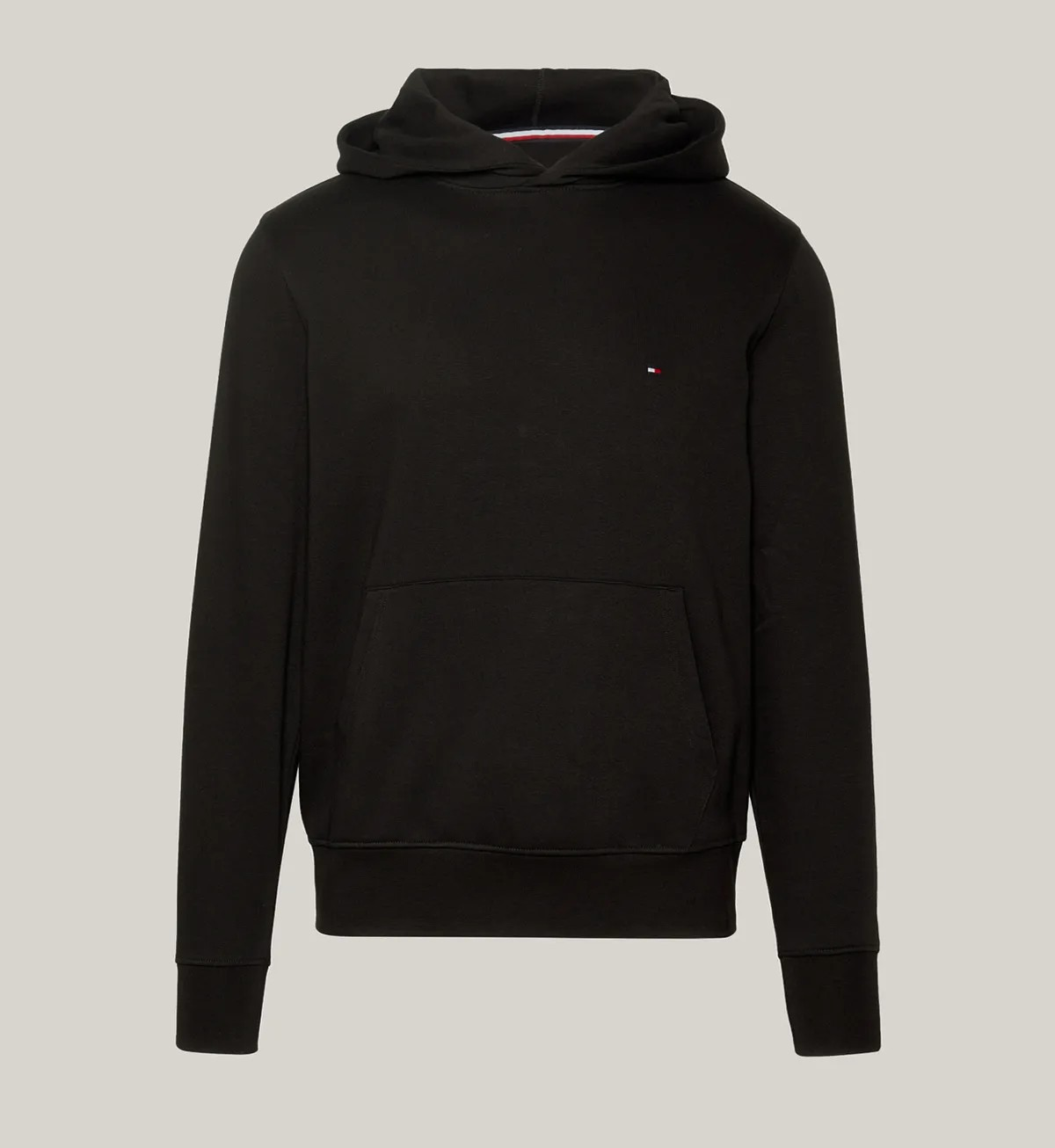 Tommy Jeans | Heren | Hoodie flagpatch logo klein | Zwart