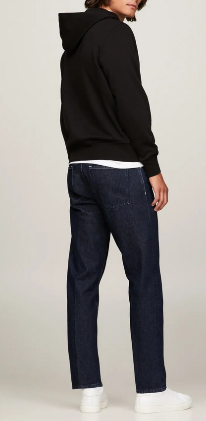 Tommy Jeans | Heren | Hoodie flagpatch logo klein | Zwart