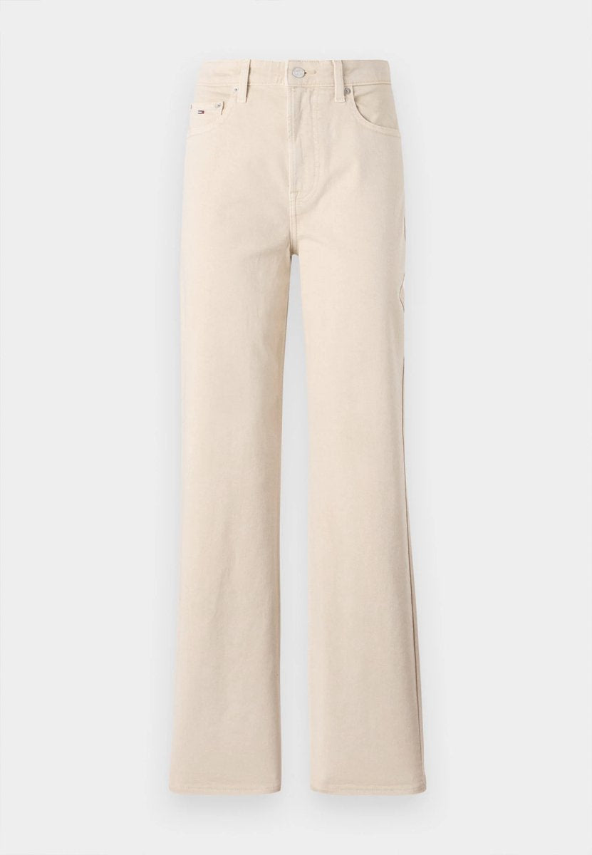 Tommy Jeans | Dames | 5 pocket | High Slim Straight ‘Layla’ | Ecru