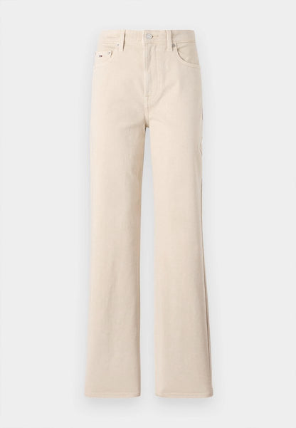 Tommy Jeans | Dames | 5 pocket | High Slim Straight ‘Layla’ | Ecru