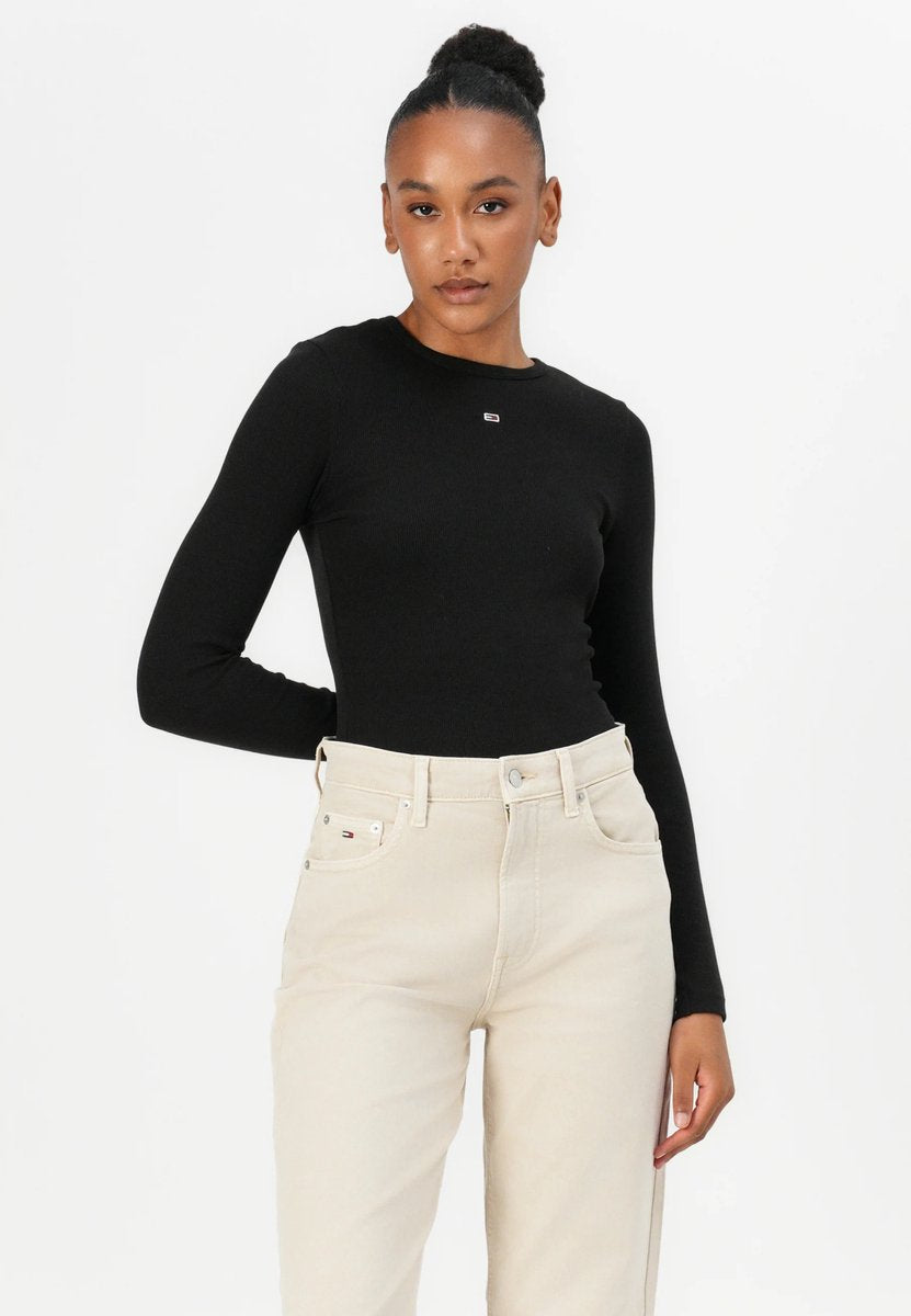 Tommy Jeans | Dames | 5 pocket | High Slim Straight ‘Layla’ | Ecru