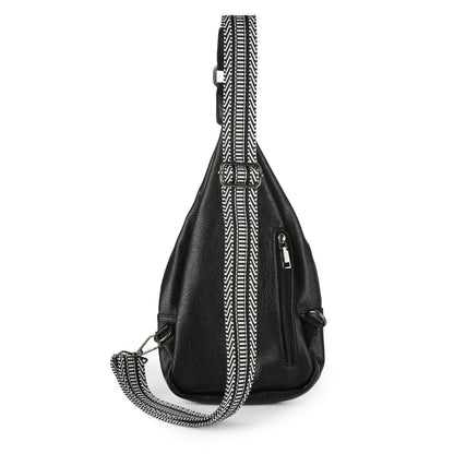 "Leren" Tas | Sunset Fashion | Cross body bag | Zwart