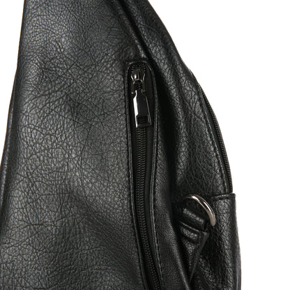 "Leren" Tas | Sunset Fashion | Cross body bag | Zwart