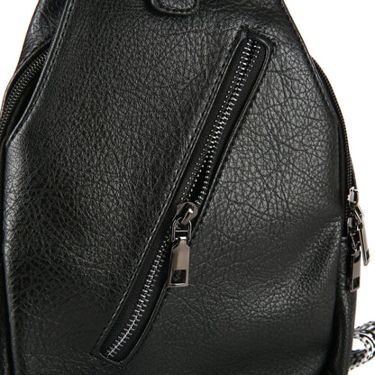 "Leren" Tas | Sunset Fashion | Cross body bag | Zwart
