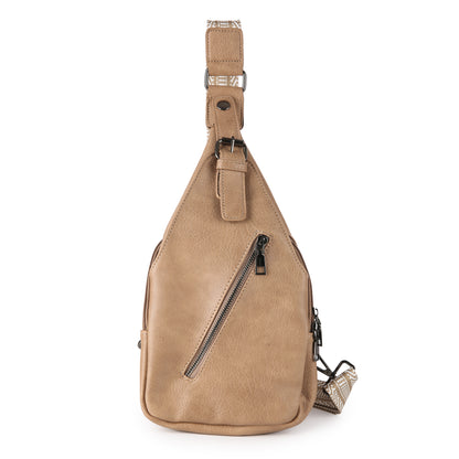 "Leren" Tas | Sunset Fashion | Cross body bag | Camel