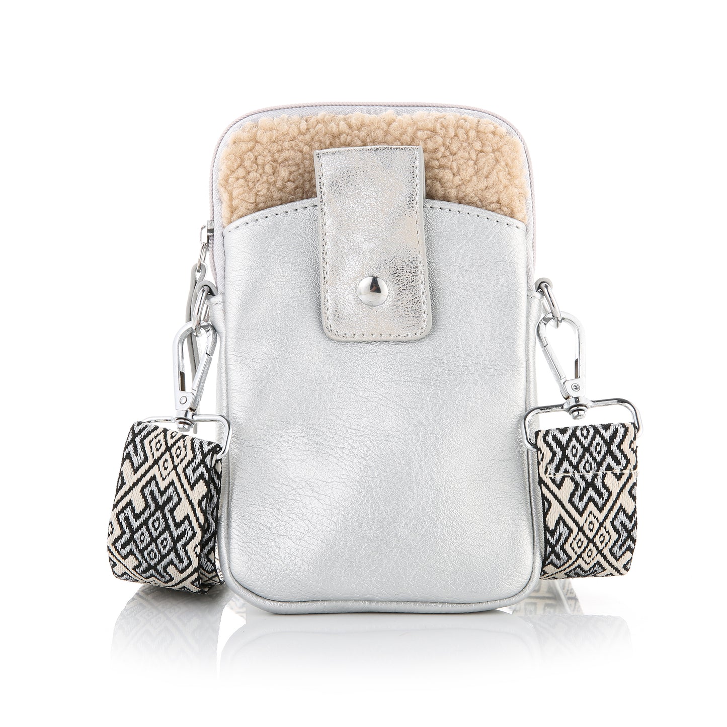 "Leren" Tas | Schouder tasje | Telefoon tasje | Beige