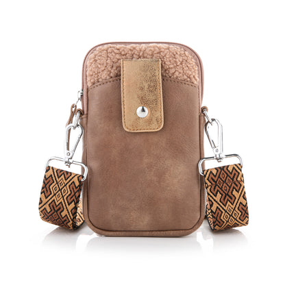 "Leren" Tas | Schouder tasje | Telefoon tasje | Beige