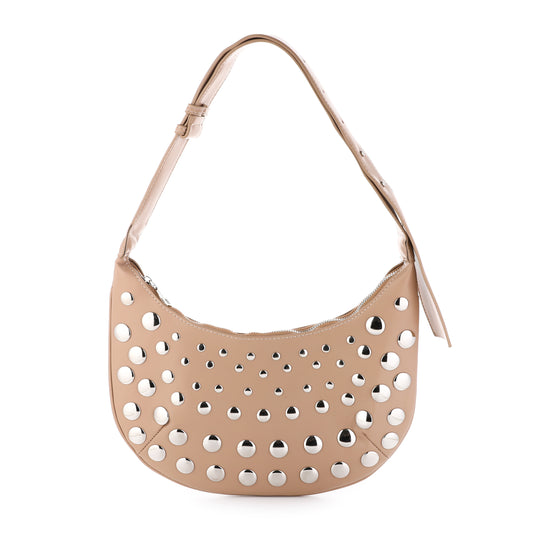"Leren" Tas | Studs & Stylish | Camel