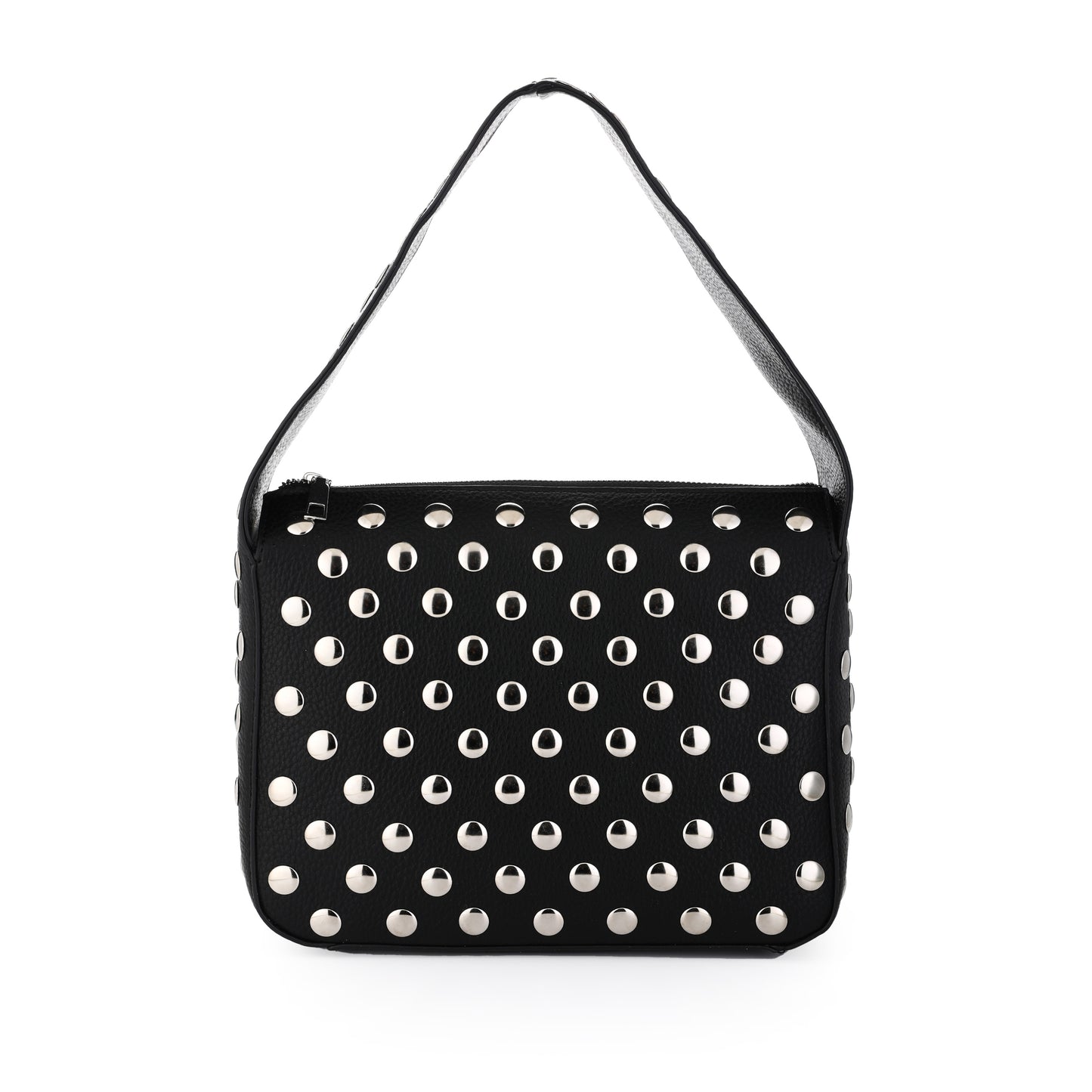 "Leren" Tas | Statement Bag | Studs & Stylish | Zwart