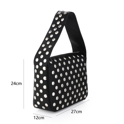 "Leren" Tas | Statement Bag | Studs & Stylish | Camel