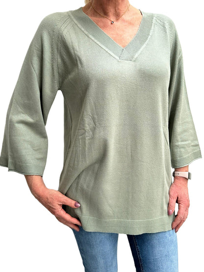 Boysens | Dames | Trui | Soepelvallend | Groen