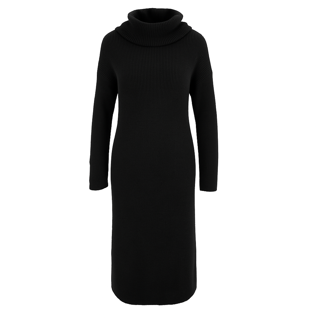 Aniston | Dames | Jurk | Gebreid | Zwart