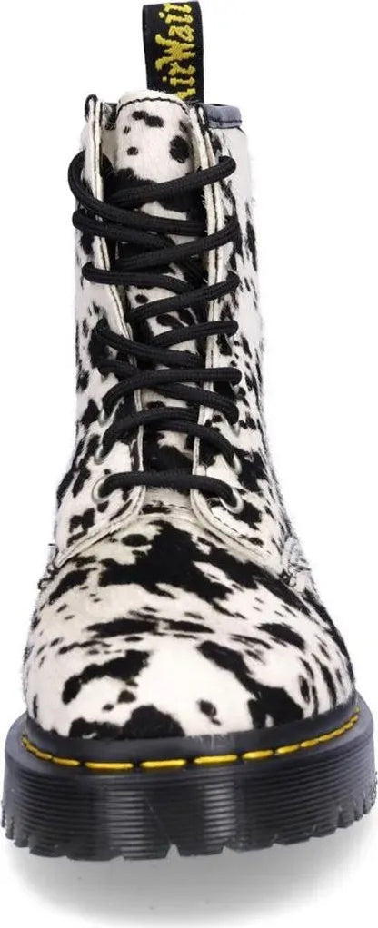 Dr. Martens | Dames |  1460 Bex Cream - Black | Dalmatian print | Hair-on leather | offwhite - zwart