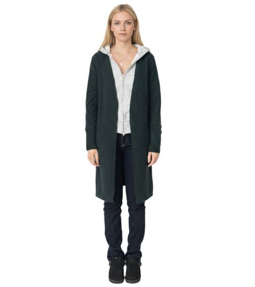 Esprit | Dames | Vest Cardigan | Lichtgewicht | Simpel en clean | Donkergroen