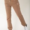 Nina Carter | Dames | Huispak - Jogging pak | aangesloten pijpen | 2 delig | Bruin- Taupe